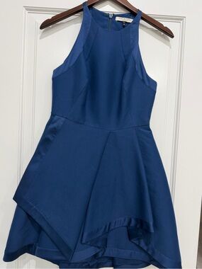 Halston Heritage | Dresses | Halston Heritage Womens Ombre Oneshoulder  Cocktail Dress | Poshmark